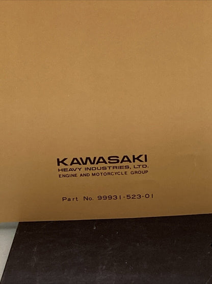 GENUINE KAWASAKI 99931-523-01 KE125-A4 MOTORCYCLE ASSY AND PREP MANUAL 1976