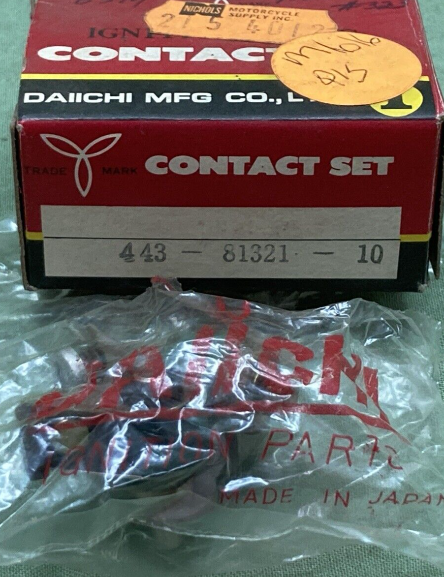 NEW GENUINE DAIICHI 443-81321-10 IGNITION CONTACT POINT ASSEMBLY FITS YAMAHA