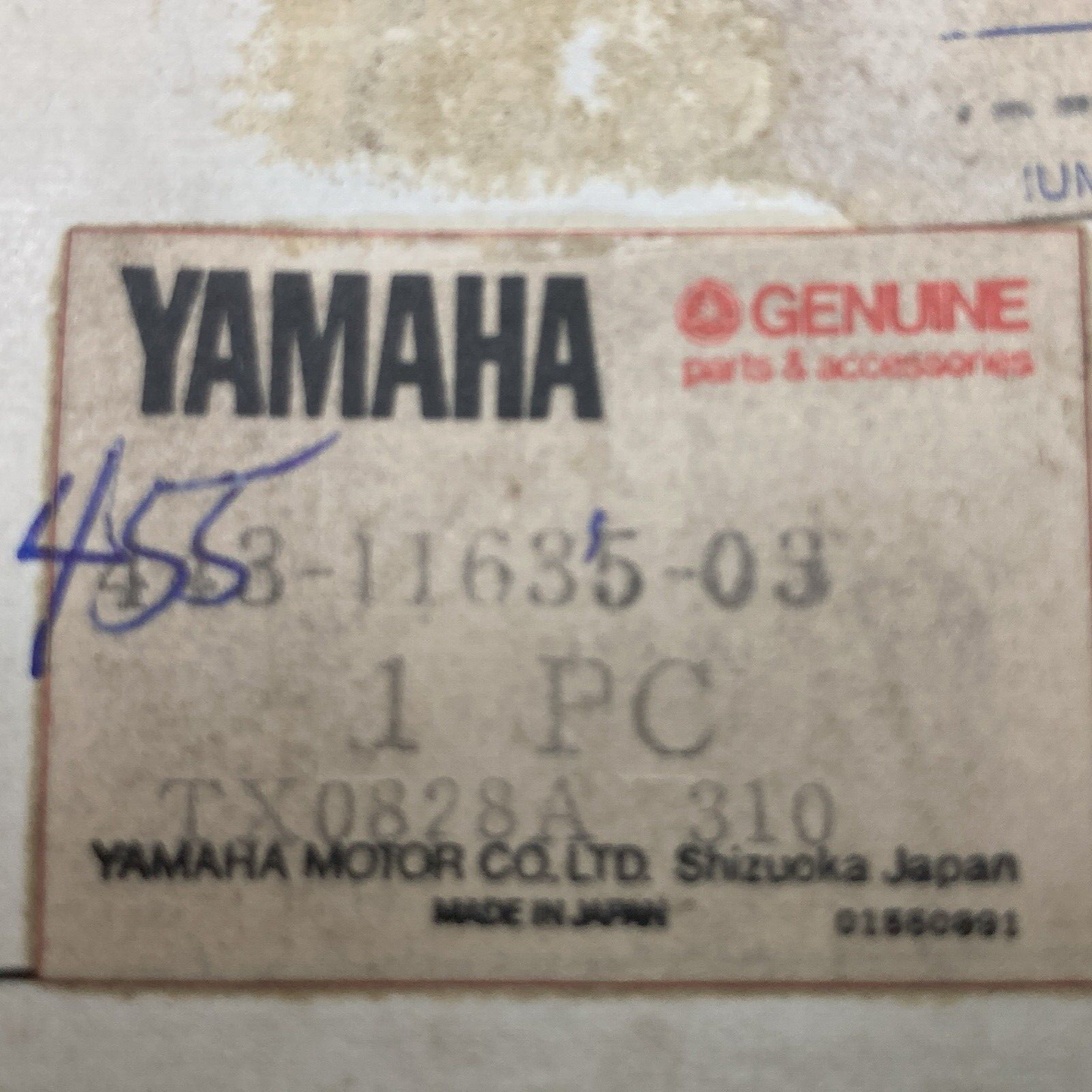 NEW GENUINE YAMAHA 443-11635-03 PISTON 0.25