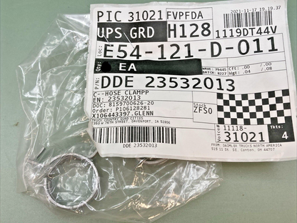 NEW GENUINE DETROIT DIESEL DDE 23532013 C--HOSE CLAMP