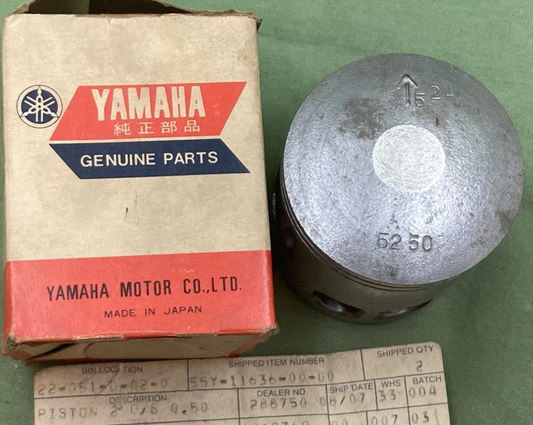 NEW GENUINE YAMAHA 55Y-11636-00 PISTON 2ND 0.50 O/S
