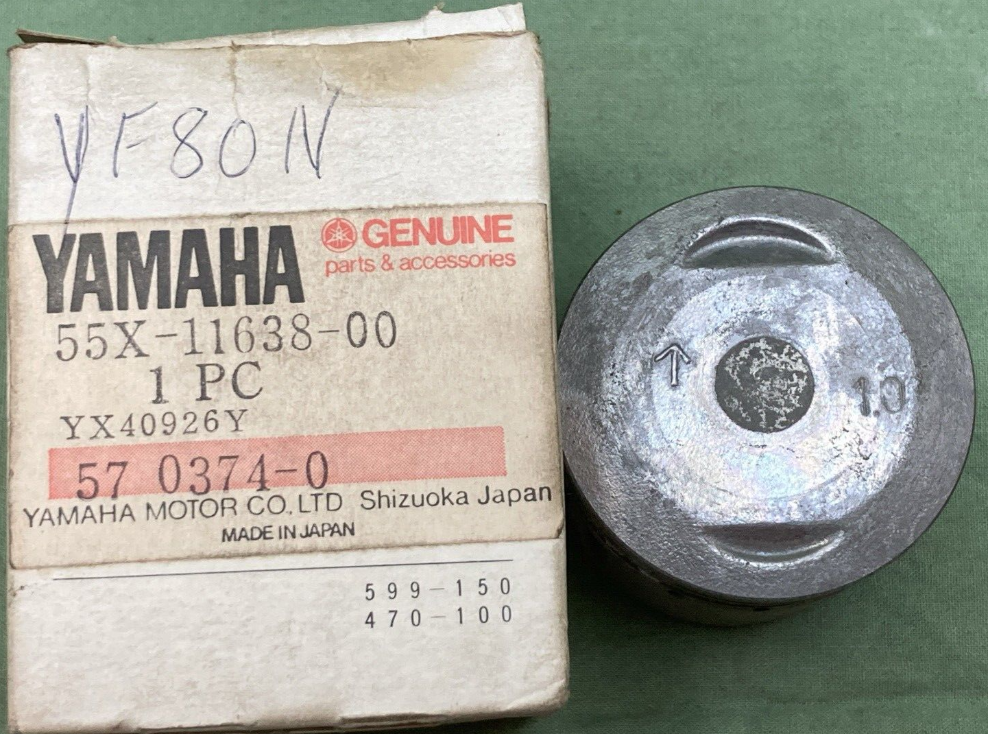 NEW GENUINE YAMAHA 55X-11638-00 PISTON 4TH 1.00 O/S