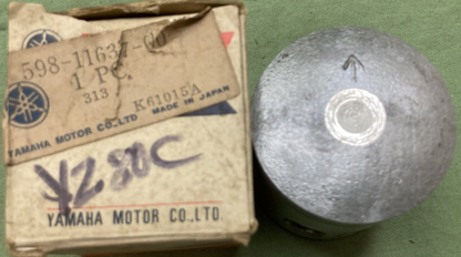 NEW GENUINE YAMAHA 598-11637-00 PISTON 0.75