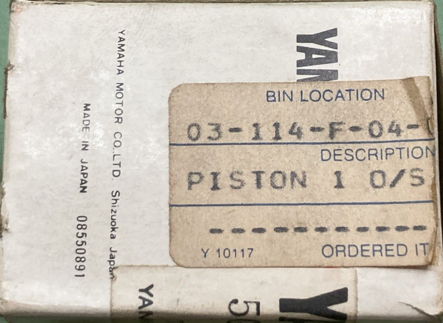 NEW GENUINE YAMAHA 5G6-11635-00 PISTON 1ST 0.25 O/S