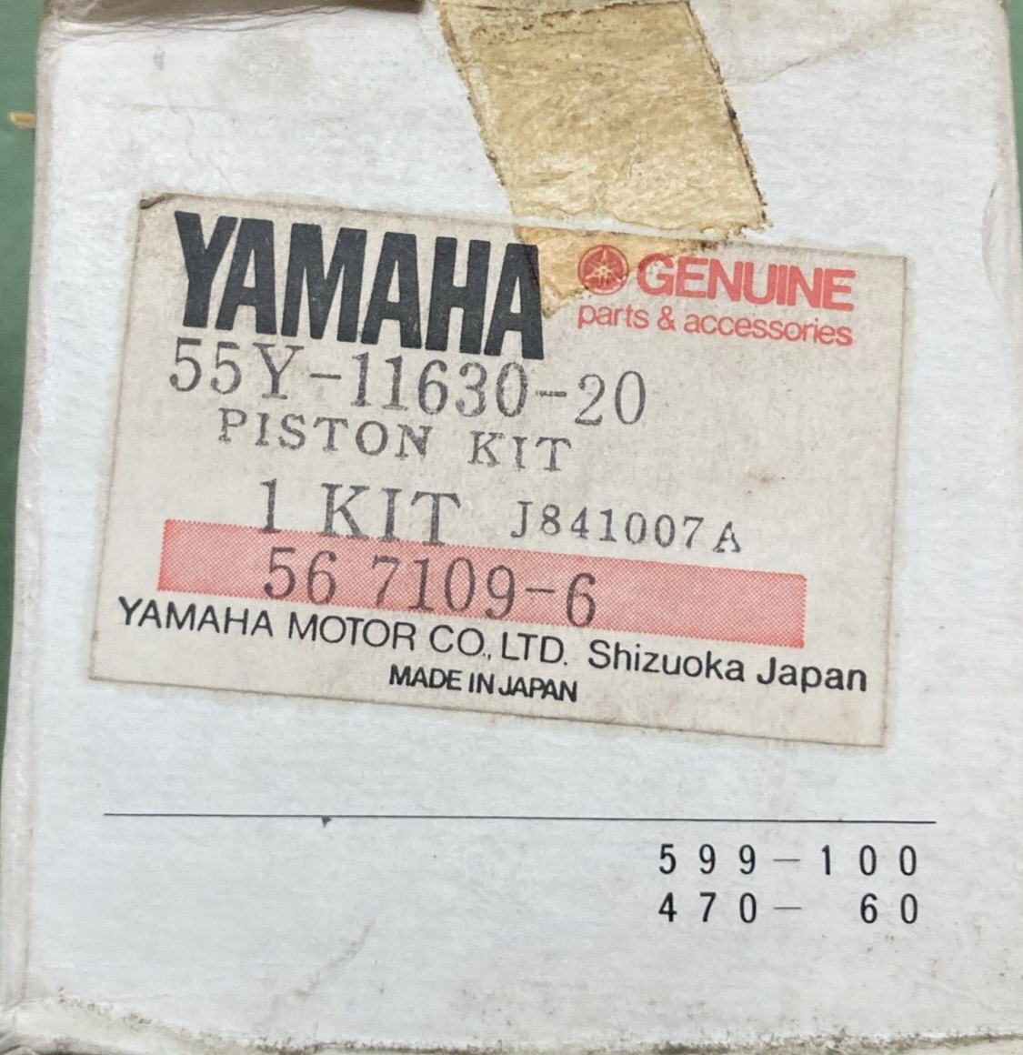 NEW GENUINE YAMAHA 55Y-11630-20 PISTON KIT COMPLETE