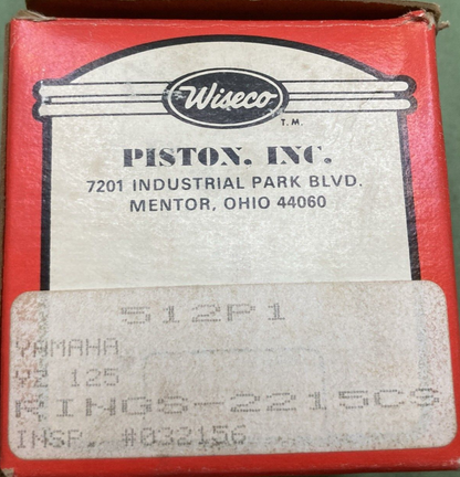 NEW GENUINE WISECO 512P1 PISTON KIT COMPLETE