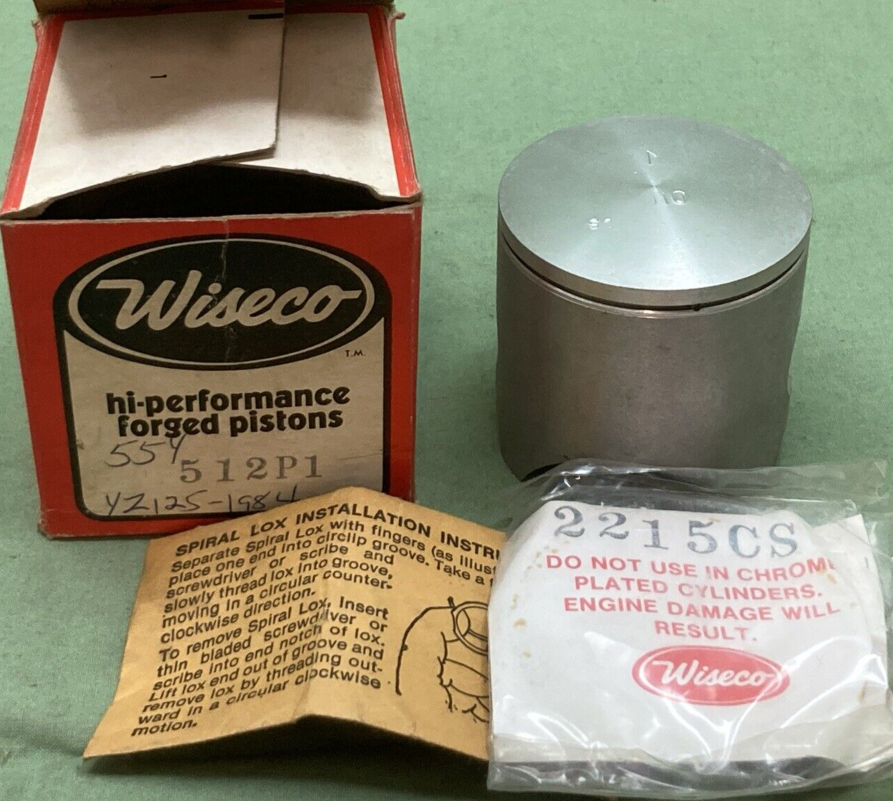 NEW GENUINE WISECO 512P1 PISTON KIT COMPLETE