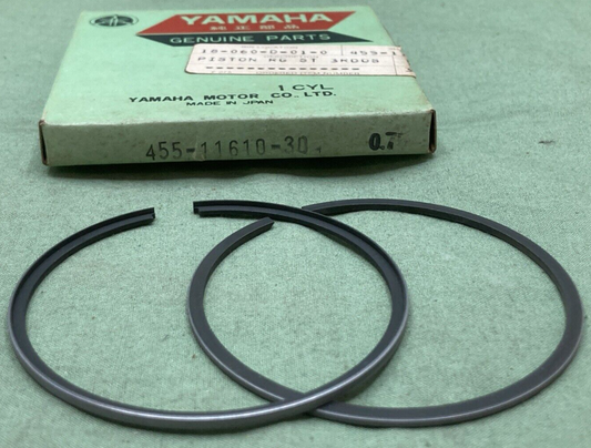 NEW GENUINE YAMAHA 455-11610-30 PISTON RING SET 3RD 0.75 O/S