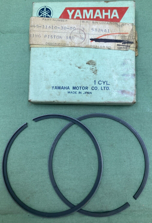 NEW GENUINE YAMAHA 445-11610-30 PISTON RING SET 3RD 0.75 O/S