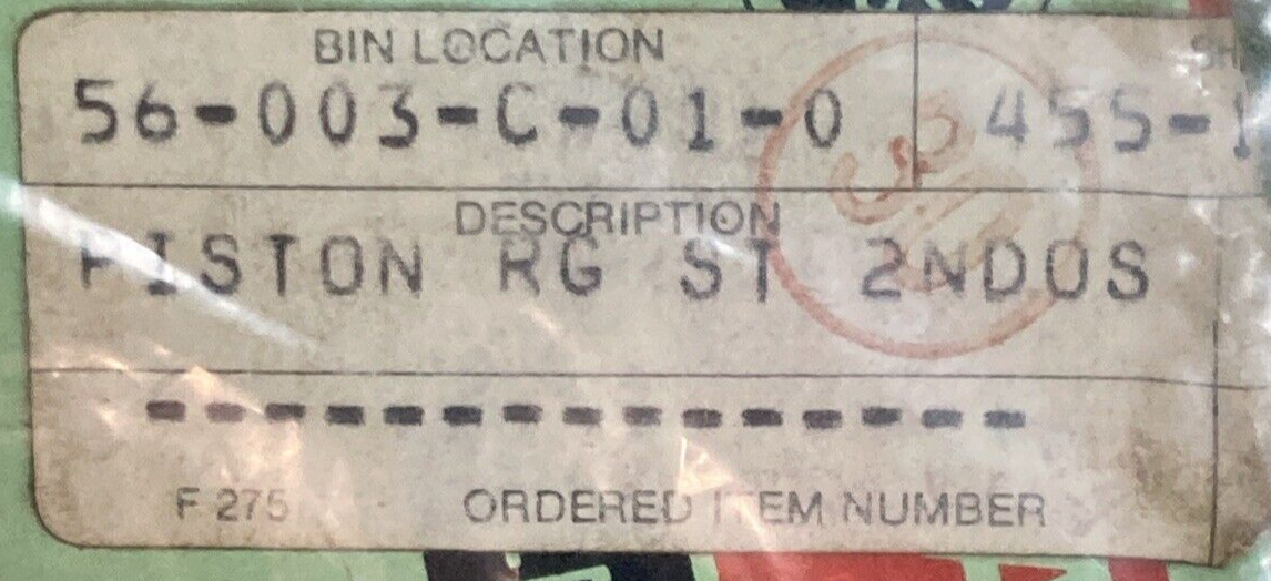 NEW GENUINE YAMAHA 455-11610-20 PISTON RING SET 2ND 0.50 O/S