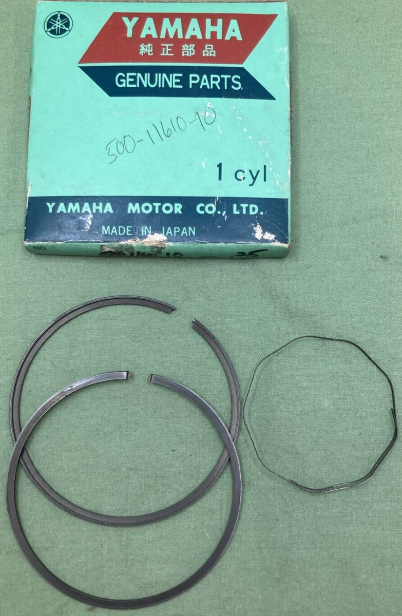 NEW GENUINE YAMAHA 500-11610-10 PISTON RING SET 1ST 0.25 O/S