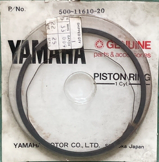 NEW GENUINE YAMAHA 500-11610-20 PISTON RING SET 2ND 0.50 O/S