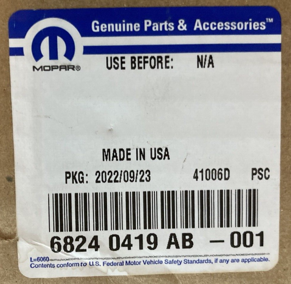 NEW GENUINE MOPAR 68240419AB RADIATOR DRAGON GRILLE COMPLETE KIT FITS JEEP