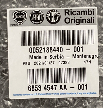 NEW GENUINE MOPAR 68534547AA Front Belly Pan FITS FIAT 500L