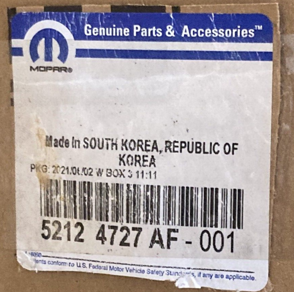 NEW GENUINE MOPAR 52124727AF Rack And Pinion Gear FITS DODGE JEEP