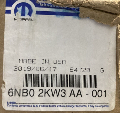 NEW GENUINE MOPAR 6NB02KW3AA License Lamp Applique FITS JEEP COMPASS