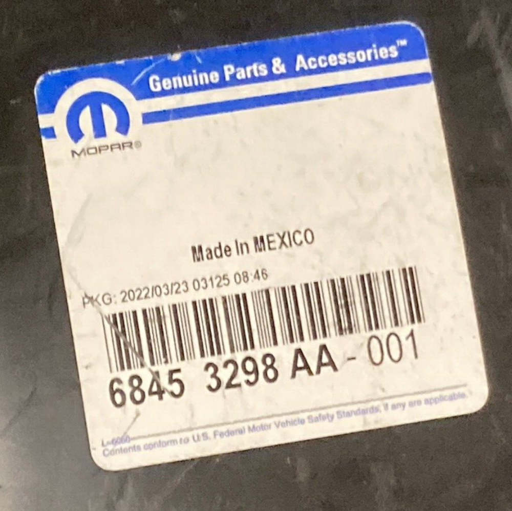 NEW GENUINE MOPAR 68453298AA Splash Shield Right Rear  FITS RAM