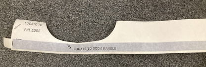 NEW GENUINE MOPAR 5SK48RXFAA Decal STRIPE Right Front Door Black FITS CHALLENGER
