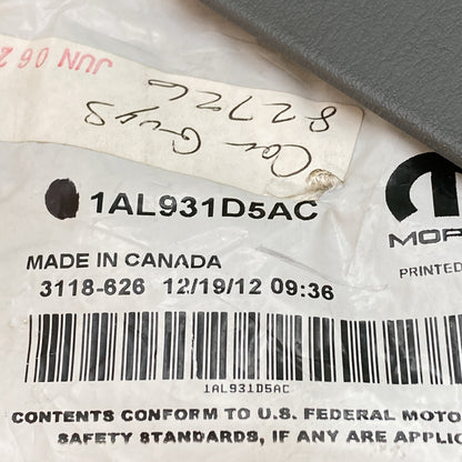 NEW GENUINE MOPAR 1AL931D5AC Fold Flat Shield, Left