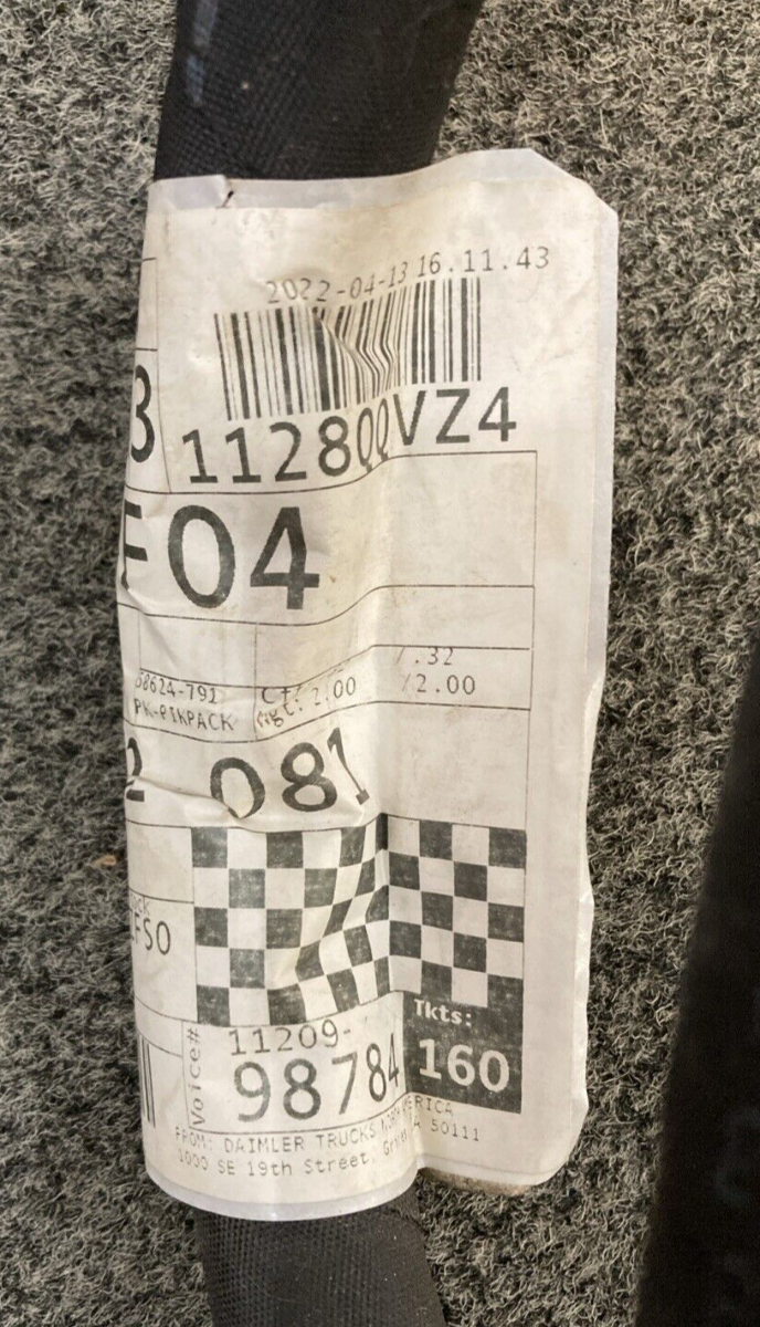 NEW GENUINE FREIGHTLINER A22-41332-081 HOSE ASSEMBLY-A/C