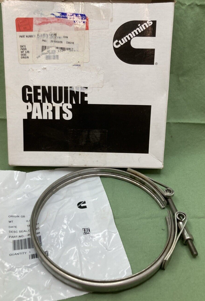 NEW GENUINE CUMMINS 5455103 V Band Clamp & O-RING FITS RAM