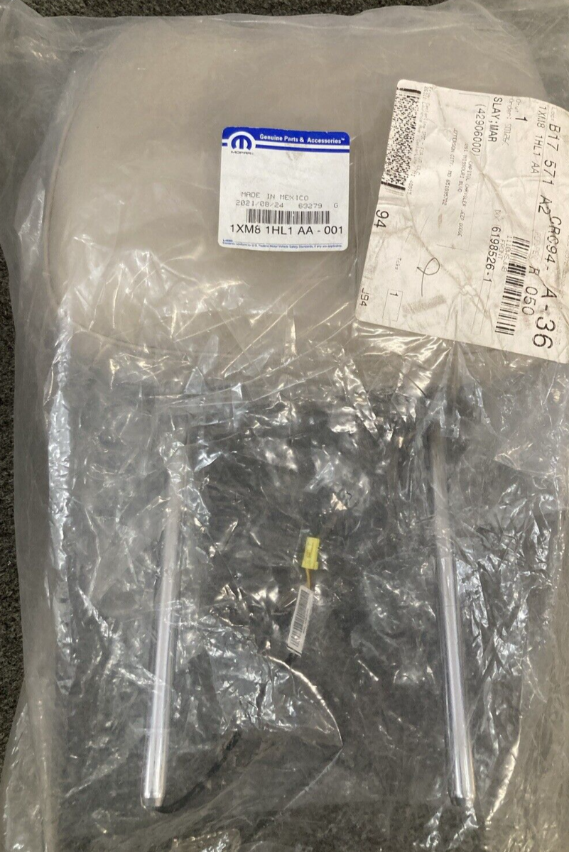 NEW GENUINE MOPAR 1XM81HL1AA ACTIVE HEAD REST FRONT FITS DODGE JEEP