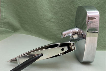 NEW Merica REPLACEMENT CHEVY NOVA Rectangular Chrome Remote Side View Mirror RH