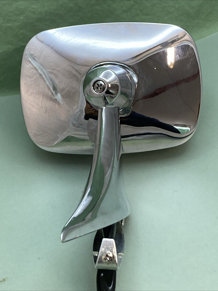 NEW Merica REPLACEMENT CHEVY NOVA Rectangular Chrome Remote Side View Mirror RH