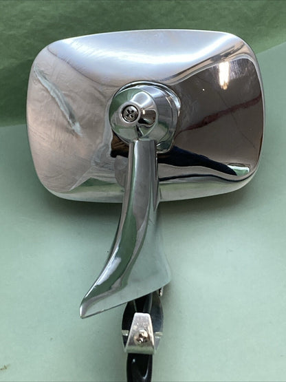 NEW Merica REPLACEMENT CHEVY NOVA Rectangular Chrome Remote Side View Mirror RH
