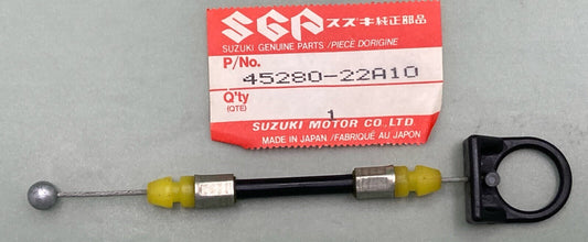NEW GENUINE SUZUKI 45280-22A10 CABLE, SEAT LOCK, SUPERSEDE 45280-22A00