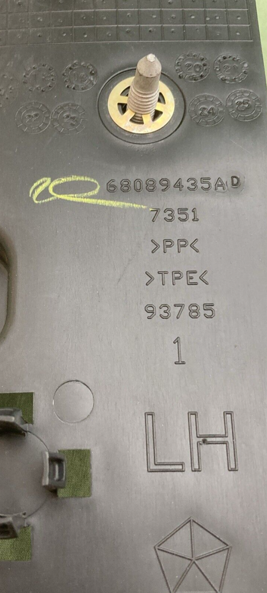 NEW GENUINE MOPAR 68089435AD Hoist Pad, Left 2011-2023