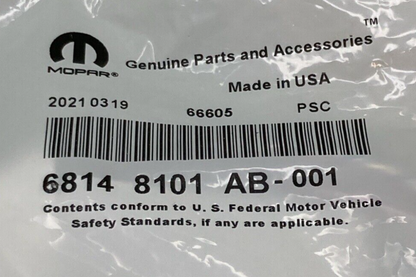 NEW GENUINE MOPAR 68148101AB WIRING 6-WAY W/ SPLICE PACK