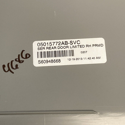 NEW GENUINE MOPAR 05015772AB Rear Door Cladding Right 2001-2004 Jeep Grand Chero