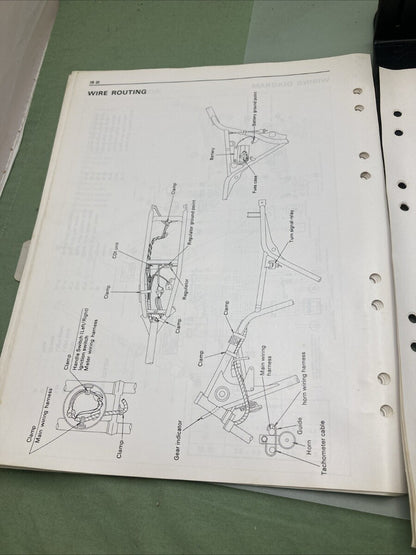 GENUINE SUZUKI 99000-85660-03E GN400 SUPPLEMENTARY SERVICE MANUAL 1980