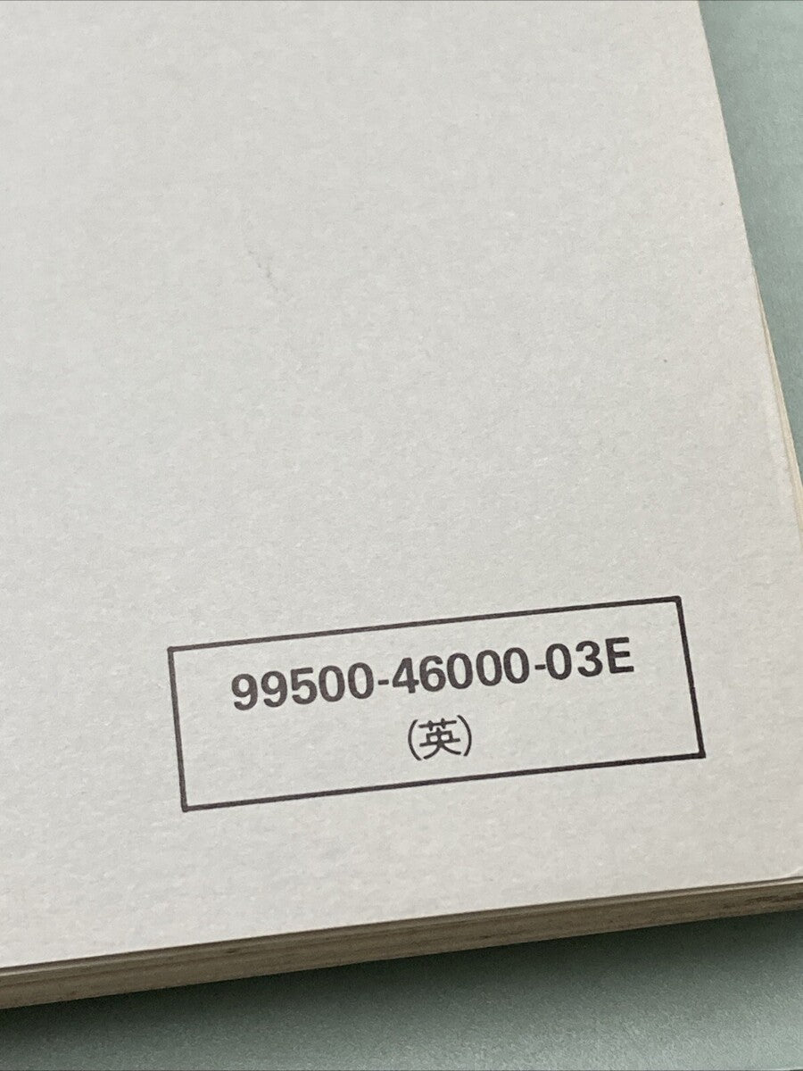 GENUINE SUZUKI 99500-46000-03E SP600 SERVICE MANUAL 1984