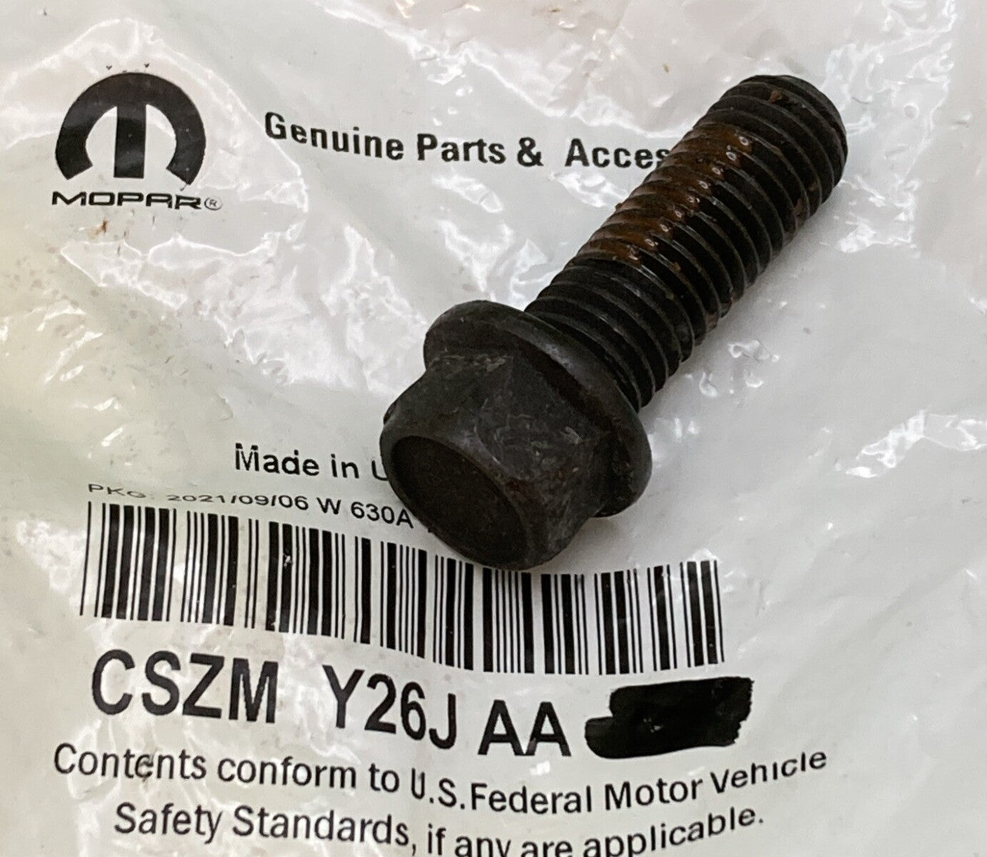 QTY 8 NEW GENUINE MOPAR CSZMY26JAA HEX FLANGE HEAD Bolt
