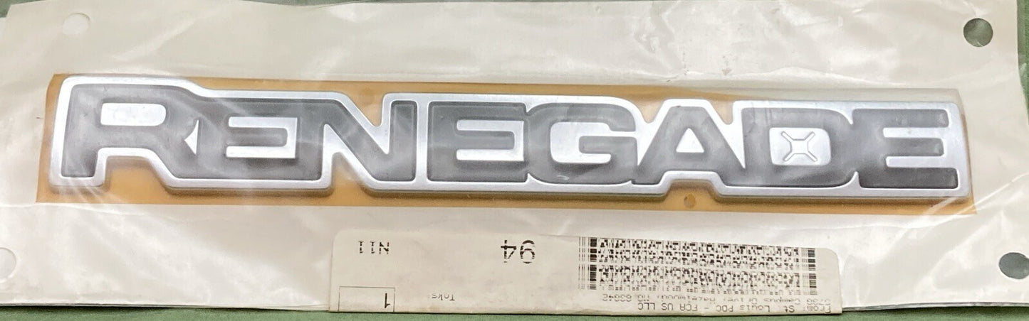 NEW GENUINE MOPAR 68267207AA Nameplate, Right 2015-2023 Jeep Renegade