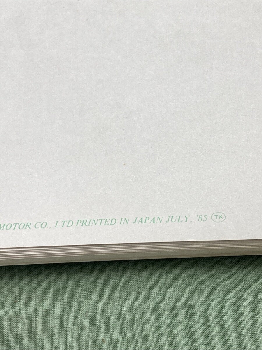 GENUINE SUZUKI 99500-41070-03E SP200 SERVICE MANUAL 1985