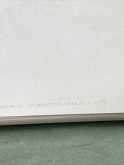 GENUINE SUZUKI 99500-41070-03E SP200 SERVICE MANUAL 1985