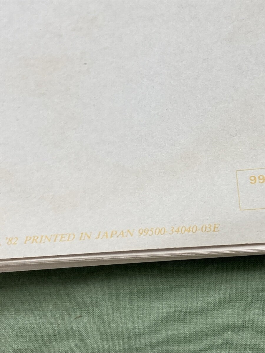 GENUINE SUZUKI 99500-34040-03E GS450GA SERVICE MANUAL 1982