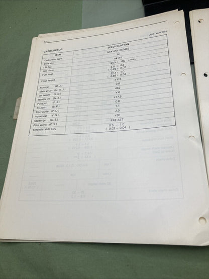 GENUINE SUZUKI 99000-85602-03E GS450T SUPPLEMENT 1980