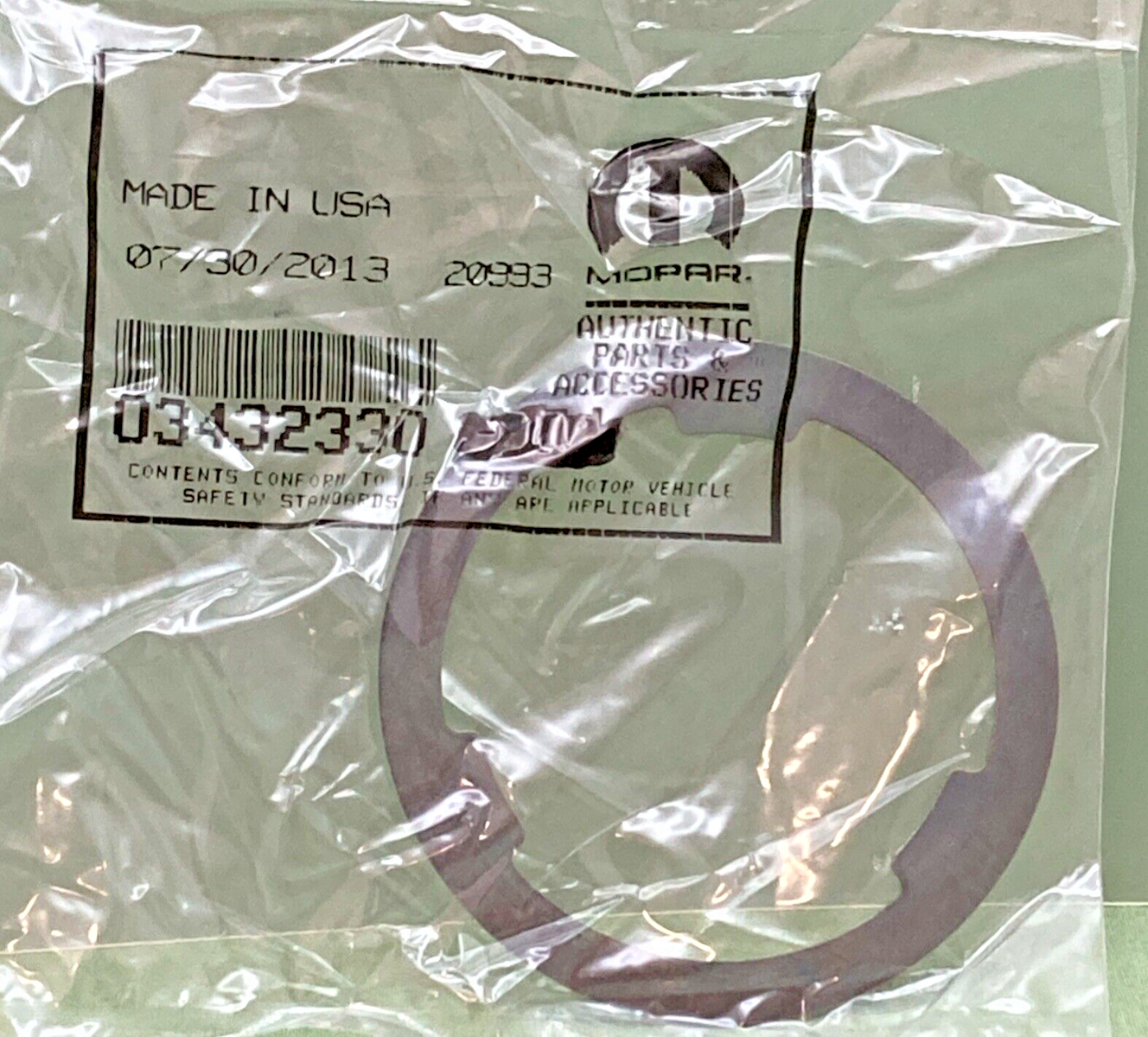 NEW GENUINE MOPAR 03432330 Drive Pinion Bearing Shim 2001-2011