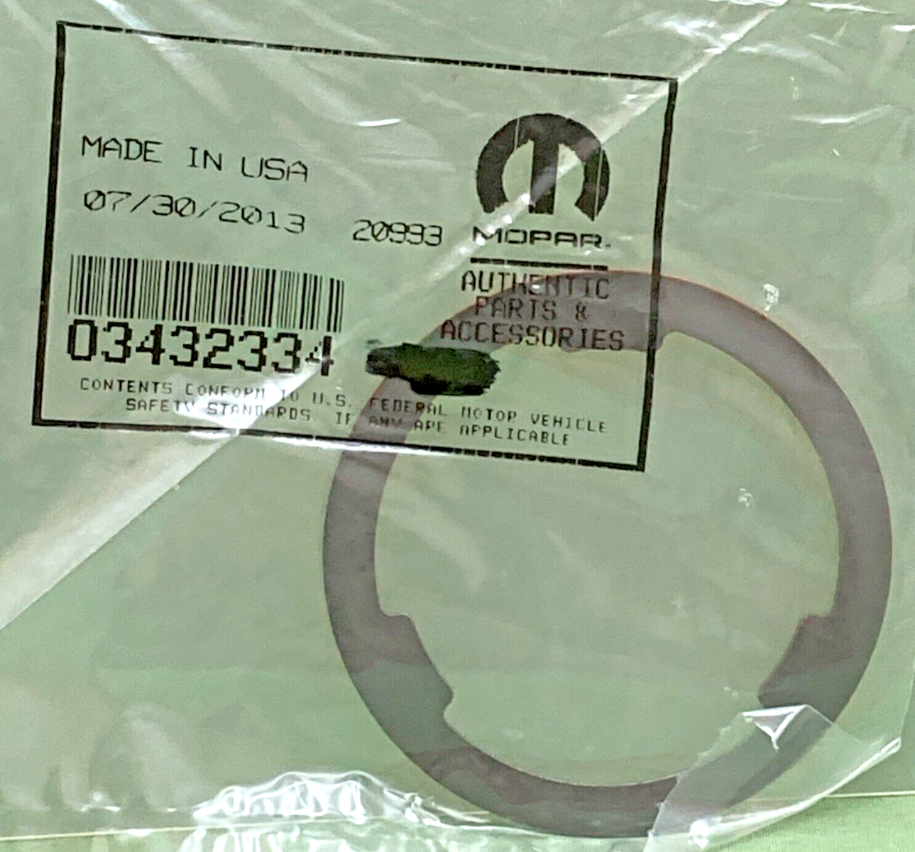 NEW GENUINE MOPAR 03432334 Drive Pinion Bearing Shim 2001-2011