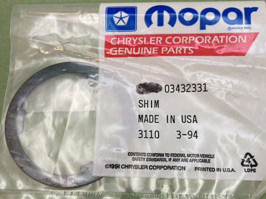 NEW GENUINE MOPAR 03432331 Drive Pinion Bearing Shim 2001-2011
