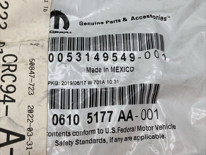 NEW GENUINE MOPAR 06105177AA Clamp-Hose