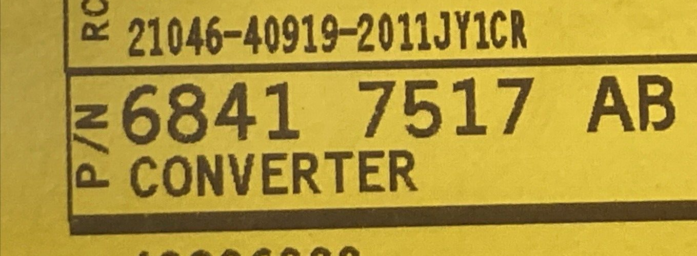 NEW GENUINE MOPAR 68417517AB Diesel Particulate Filter FITS RAM