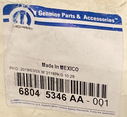 NEW GENUINE MOPAR 68045346AA Exhaust Pipe & Converter FITS JEEP