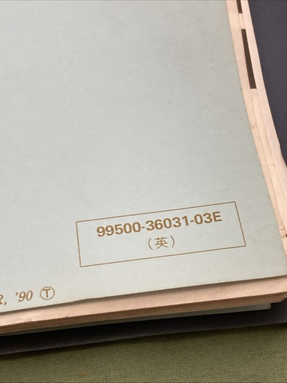 GENUINE SUZUKI 99500-36031-03E TEMPTER GR650 SERVICE MANUAL 1990