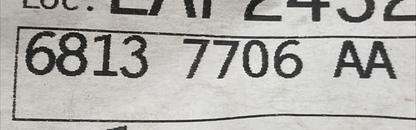 NEW REPLACES MOPAR 68137706AA Bracket-License Plate