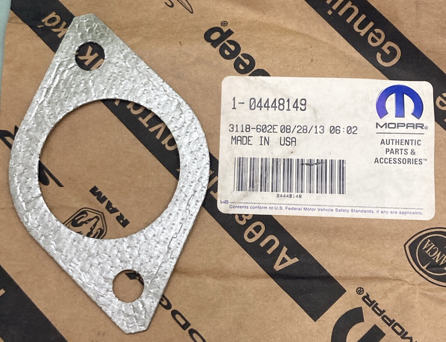 NEW GENUINE MOPAR 04448149 CROSSOVER PIPE GASKET